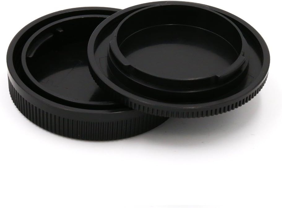 SET TAPPO CORPO MACCHINA RETRO OBIETTIVO CANON EOS-M BODY LENS CAP COVER CAMERA M200 M100 M50 M10 M6 M5 M3