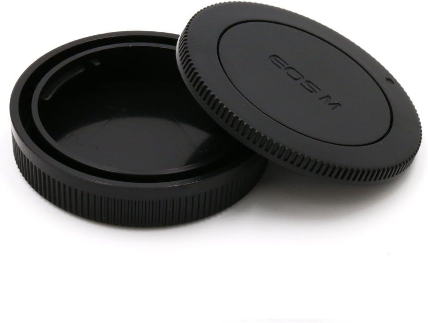 SET TAPPO CORPO MACCHINA RETRO OBIETTIVO CANON EOS-M BODY LENS CAP COVER CAMERA M200 M100 M50 M10 M6 M5 M3