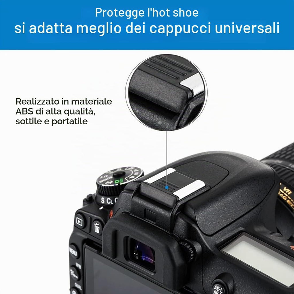 3PCS COVER TAPPO COPERCHIO PROTEZIONE SLITTA FLASH UNIVERSALE PER FOTOCAMERA CANON, FUJIFILM, LEICA, NIKON, OLYMPUS, PANASONIC, PENATAX, SIGMA, SAMSUNG