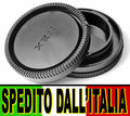 KIT TAPPO RETRO OBIETTIVO + CORPO MACCHINA PER FOTOCAMERA SONY NEX BODY CAP + REAR LENS CAP COVER