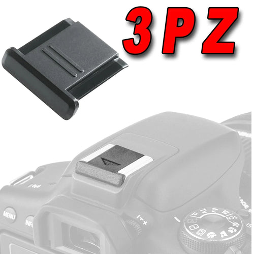 3 PEZZI COVER TAPPO COPERCHIO PER SLITTA FLASH UNIVERSALE PER FOTOCAMERA CANON, FUJIFILM, LEICA, NIKON, OLYMPUS, PANASONIC, PENATAX, SIGMA, SAMSUNG