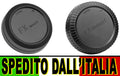 KIT TAPPO RETRO OBIETTIVO + CORPO MACCHINA PER FOTOCAMERA FUJIFILM FX-MOUNT BODY CAP + REAR LENS CAP  COVER