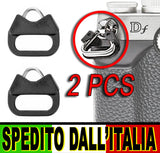 2PCS ADATTATORE TRIANGOLARE PER CINGHIA TRACOLLA POLSO UNIVERSALI SPLIT EYELETS RING ADAPTER FOTOCAMERA CAMERA CIRCOLARI