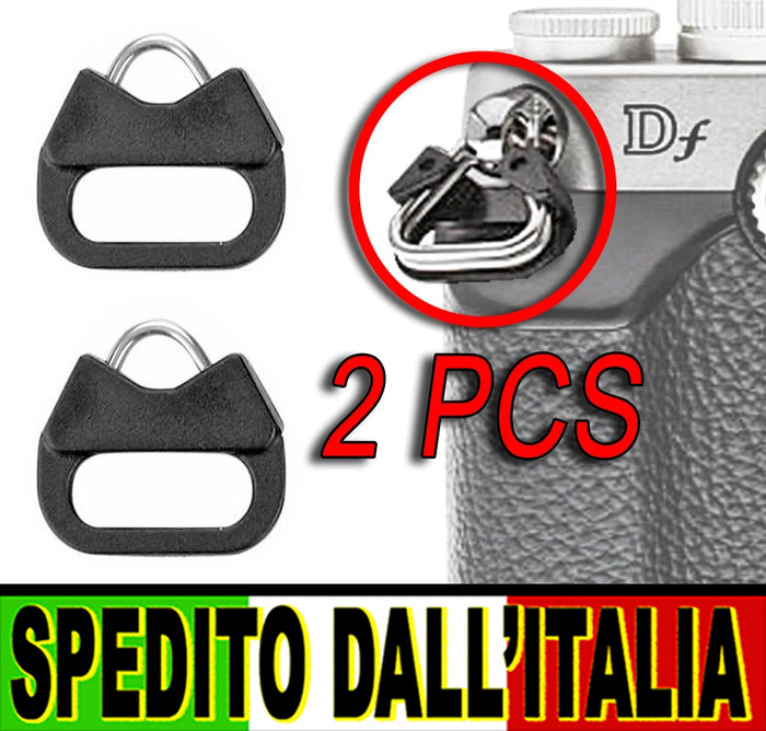 ADATTATORI TRIANGOLARI IN METALLO PER CINGHIA TRACOLLA  E CINGHIS DA POLSO