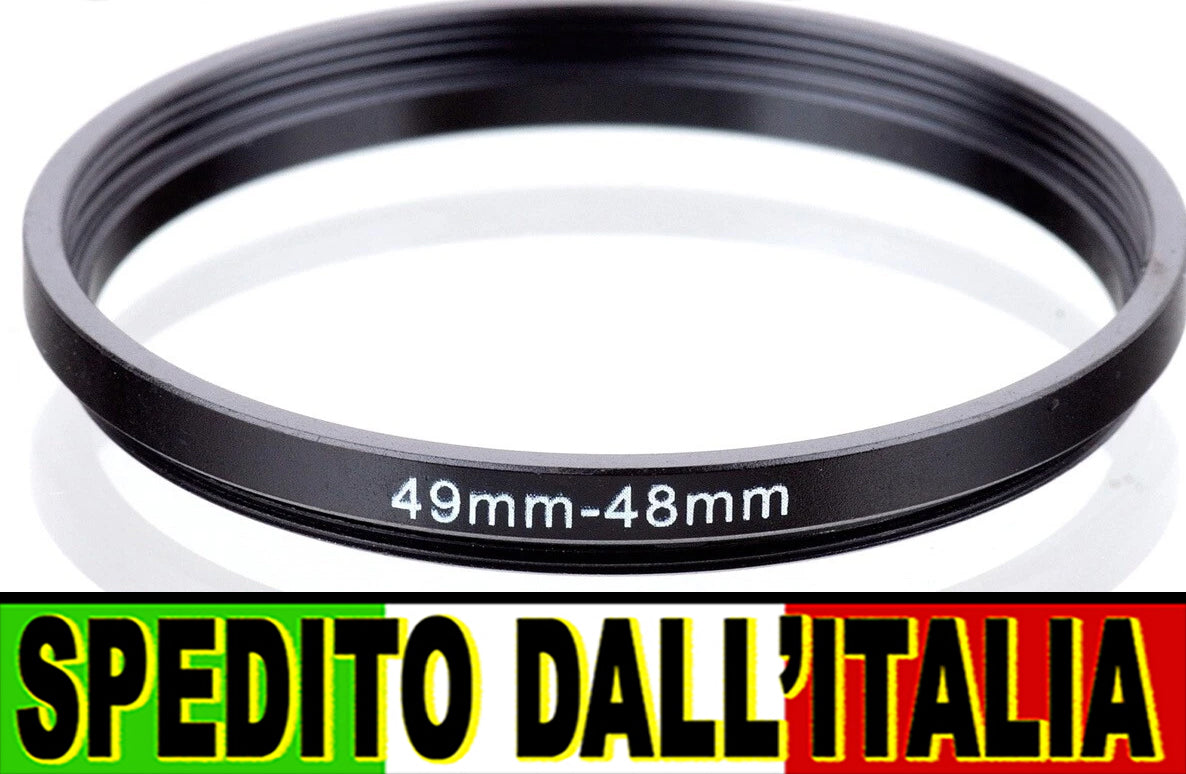 step down ring 49mm-48mm anello adattatore per obiettivo 49mm filtro e accessori 48mm