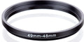step down ring 49mm-48mm anello adattatore per obiettivo 49mm filtro e accessori 48mm