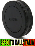 SET TAPPO CORPO MACCHINA RETRO OBIETTIVO CANON EOS-M BODY LENS CAP COVER CAMERA M200 M100 M50 M10 M6 M5 M3