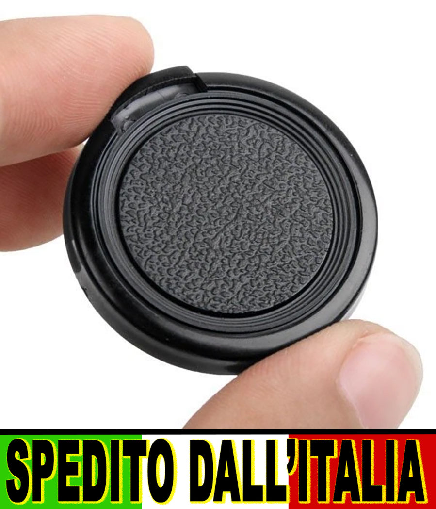 TAPPO COPRI OBIETTIVO FRONTALE 25MM LENS CAP COVER PER FOTOCAMERA COPERCHIO