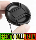 Tappo copri obiettivo frontale 37mm 39mm 40,5mm 43mm 46mm 49mm 52mm 55mm 58mm 62mm 67mm 72mm 77mm 82mm 86mm 95mm