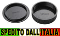 SET TAPPO CORPO MACCHINA RETRO OBIETTIVO M42 (42MMX1) LENS  BODY CAP COVER CAMERA M42