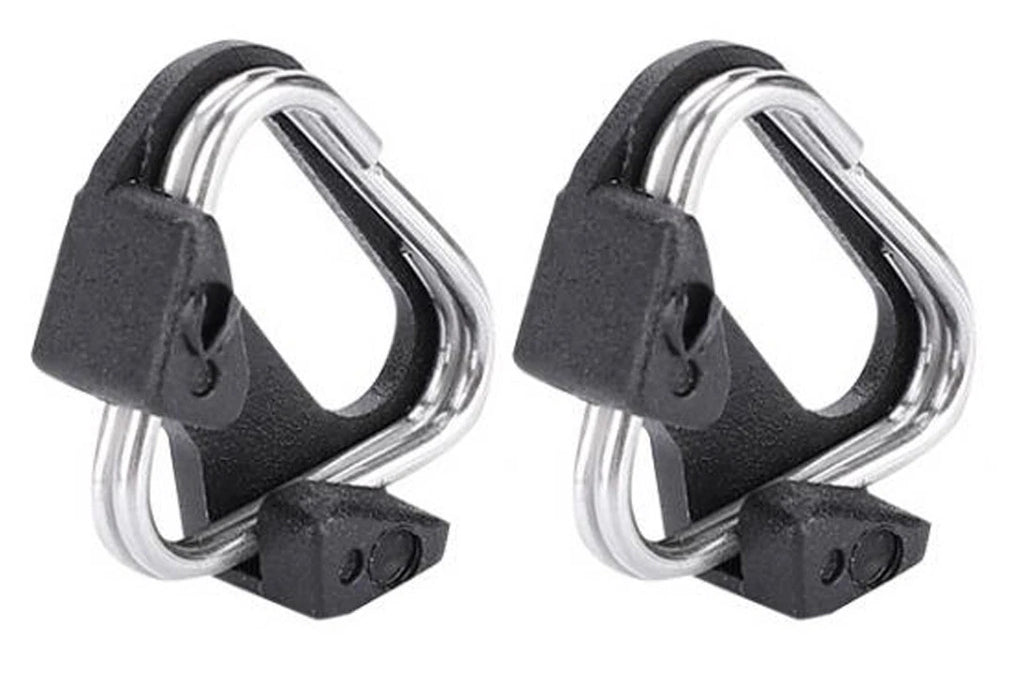 2PCS ADATTATORE TRIANGOLARE PER CINGHIA TRACOLLA POLSO UNIVERSALI SPLIT EYELETS RING ADAPTER FOTOCAMERA CAMERA CIRCOLARI