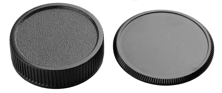 SET TAPPO CORPO MACCHINA RETRO OBIETTIVO M42 (42MMX1) LENS  BODY CAP COVER CAMERA M42