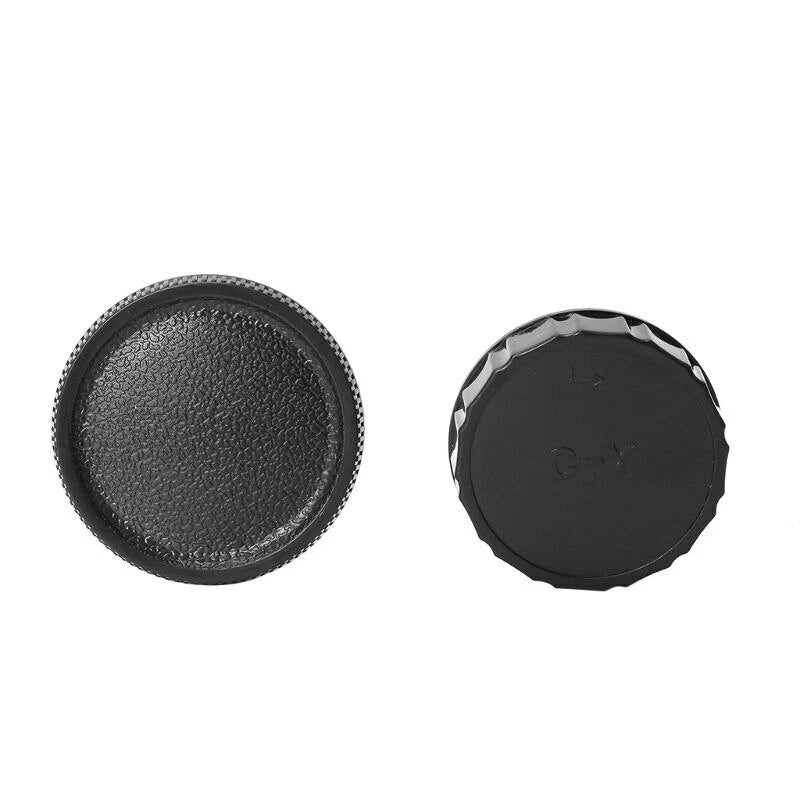SET TAPPO CORPO MACCHINA RETRO OBIETTIVO CONTAX YASHICA C/Y BODY LENS CAP COVER CAMERA