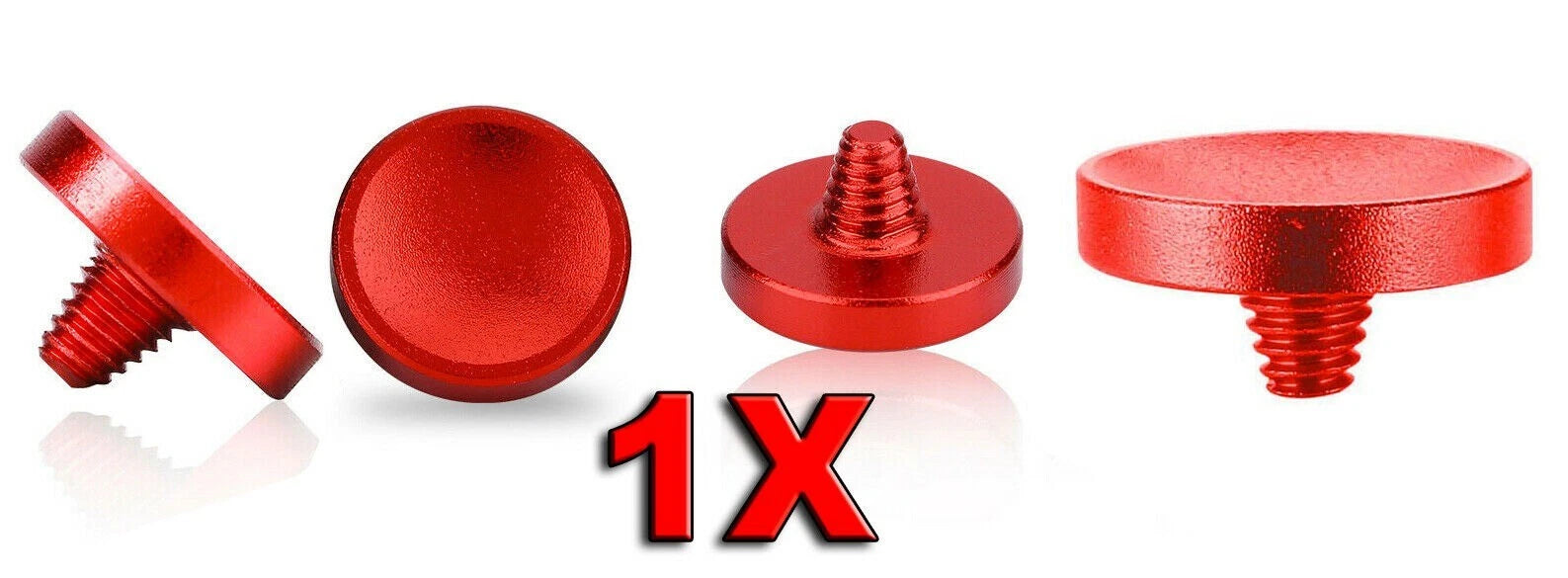 PULSANTE DI SCATTO MORBIDO ROSSO SOFT SHUTTER RELEASE BUTTON RED PER LEICA FUJIFILM ECC.