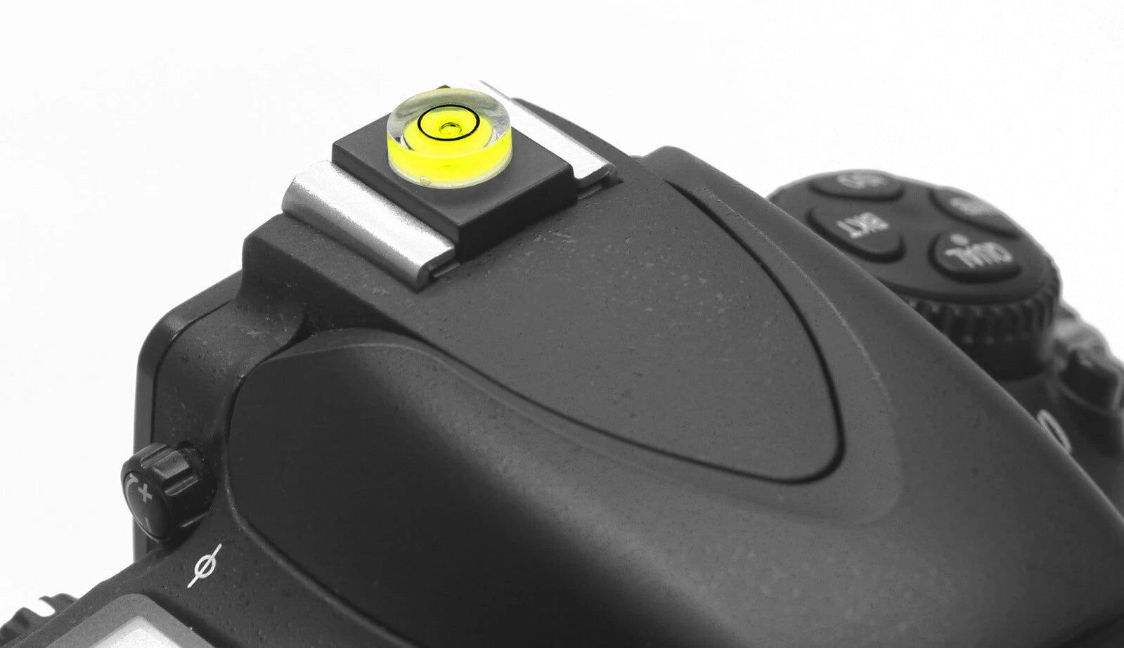 LIVELLA SLITTA FLASH UNIVERSALE PER FOTOCAMERA CANON, FUJIFILM, LEICA, NIKON, OLYMPUS, PANASONIC, PENATAX, SIGMA, SAMSUNG