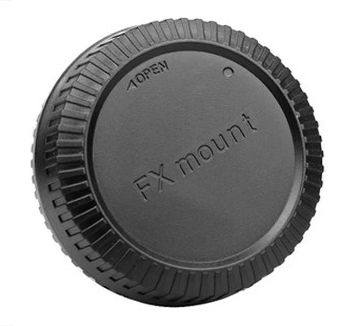 KIT TAPPO RETRO OBIETTIVO + CORPO MACCHINA PER FOTOCAMERA FUJIFILM FX-MOUNT BODY CAP + REAR LENS CAP  COVER