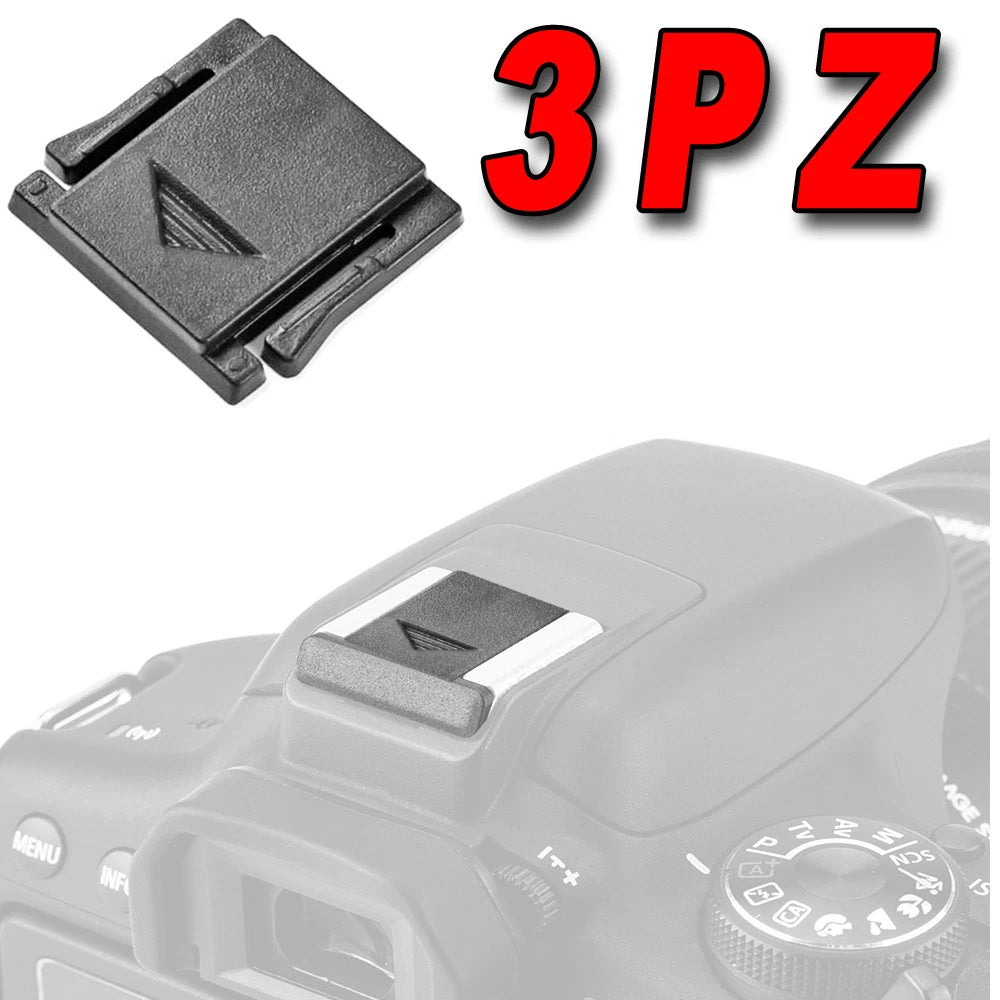 3 PEZZI COVER TAPPO COPERCHIO PER SLITTA FLASH UNIVERSALE PER FOTOCAMERA CANON, FUJIFILM, LEICA, NIKON, OLYMPUS, PANASONIC, PENATAX, SIGMA, SAMSUNG