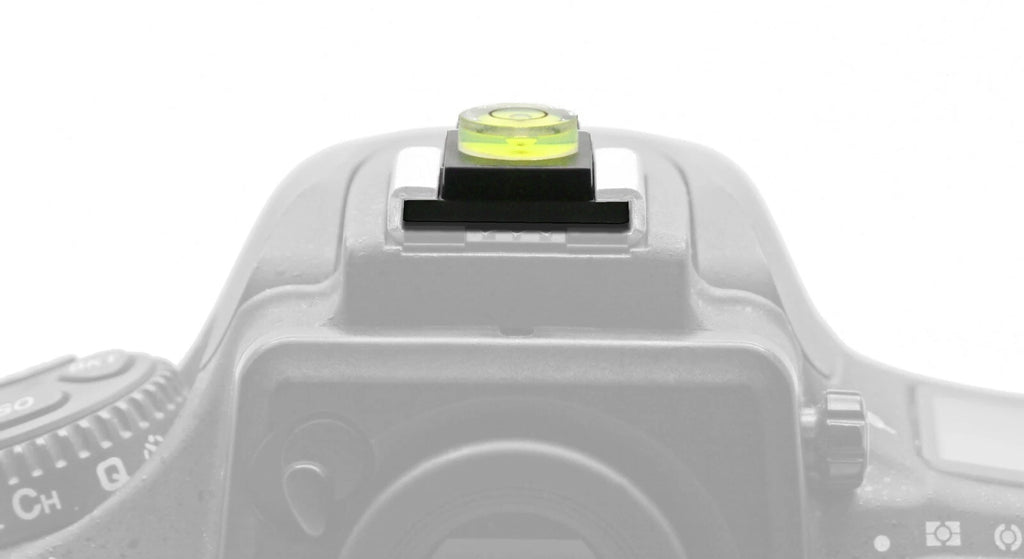 LIVELLA SLITTA FLASH UNIVERSALE PER FOTOCAMERA CANON, FUJIFILM, LEICA, NIKON, OLYMPUS, PANASONIC, PENATAX, SIGMA, SAMSUNG