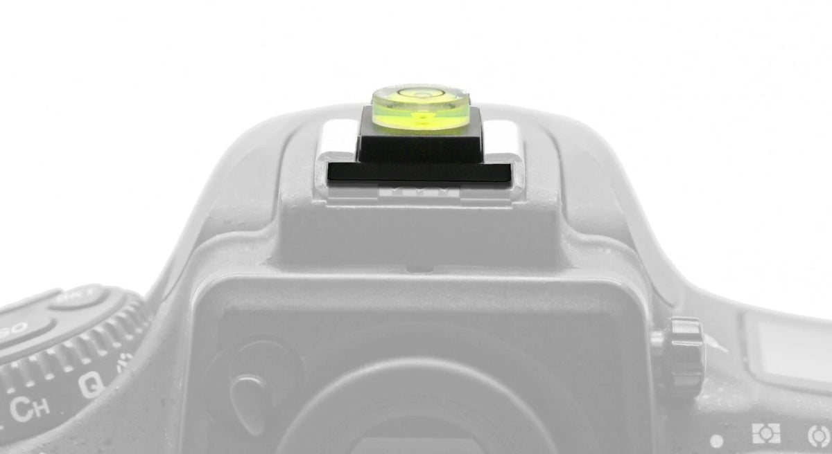 LIVELLA SLITTA FLASH UNIVERSALE PER FOTOCAMERA CANON, FUJIFILM, LEICA, NIKON, OLYMPUS, PANASONIC, PENATAX, SIGMA, SAMSUNG