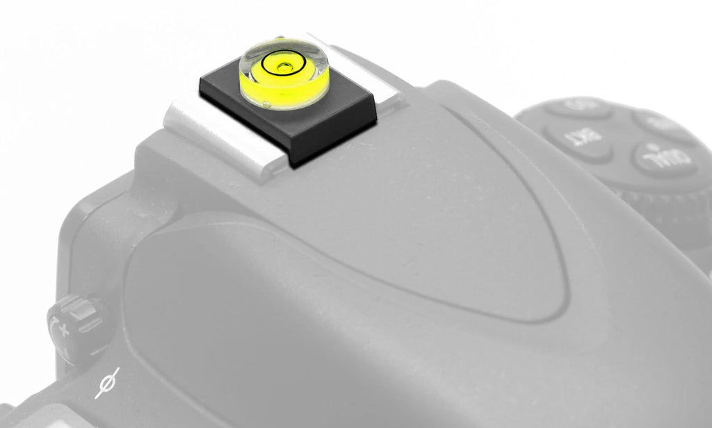 LIVELLA SLITTA FLASH UNIVERSALE PER FOTOCAMERA CANON, FUJIFILM, LEICA, NIKON, OLYMPUS, PANASONIC, PENATAX, SIGMA, SAMSUNG