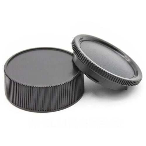 KIT TAPPO RETRO OBIETTIVO + CORPO MACCHINA PER FOTOCAMERA MIRRORLESS LEICA M11 M10 M9 M8 M7 M6 M5 ECC. M BODY CAP + REAR LENS CAP  COVER
