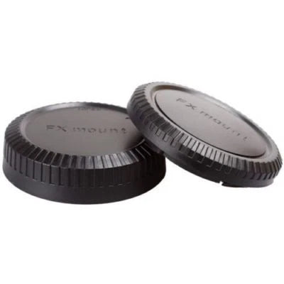 KIT TAPPO RETRO OBIETTIVO + CORPO MACCHINA PER FOTOCAMERA FUJIFILM FX-MOUNT BODY CAP + REAR LENS CAP  COVER