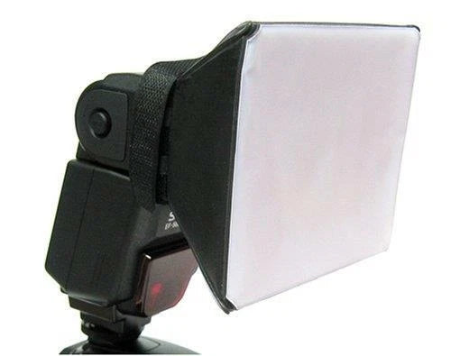 CAMERA FLASH DIFFUSER SOFTBOX BOUNCE UNIVERSAL COMPATIBLE WITH NIKON CANON SONY FUJIFILM PANASONIC OLYMPUS ETC.