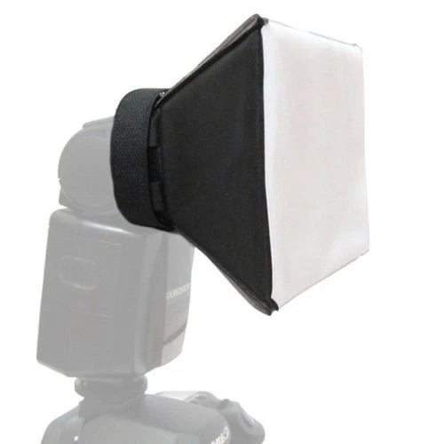 CAMERA FLASH DIFFUSER SOFTBOX BOUNCE UNIVERSAL COMPATIBLE WITH NIKON CANON SONY FUJIFILM PANASONIC OLYMPUS ETC.