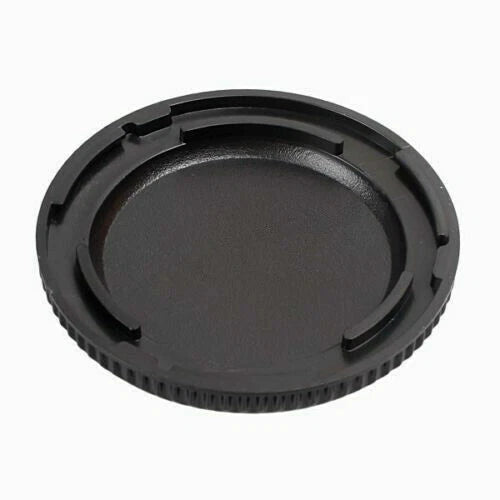 SET TAPPO CORPO MACCHINA RETRO OBIETTIVO CANON FD BODY LENS CAP COVER FILM CAMERA
