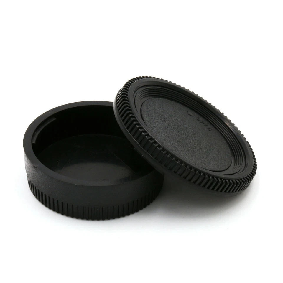 KIT TAPPO RETRO OBIETTIVO + CORPO MACCHINA PER FOTOCAMERA REFLEX NIKON AI BODY CAP + REAR LENS CAP COVER