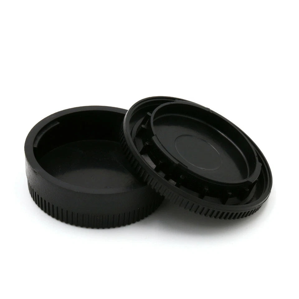 KIT TAPPO RETRO OBIETTIVO + CORPO MACCHINA PER FOTOCAMERA REFLEX NIKON AI BODY CAP + REAR LENS CAP COVER